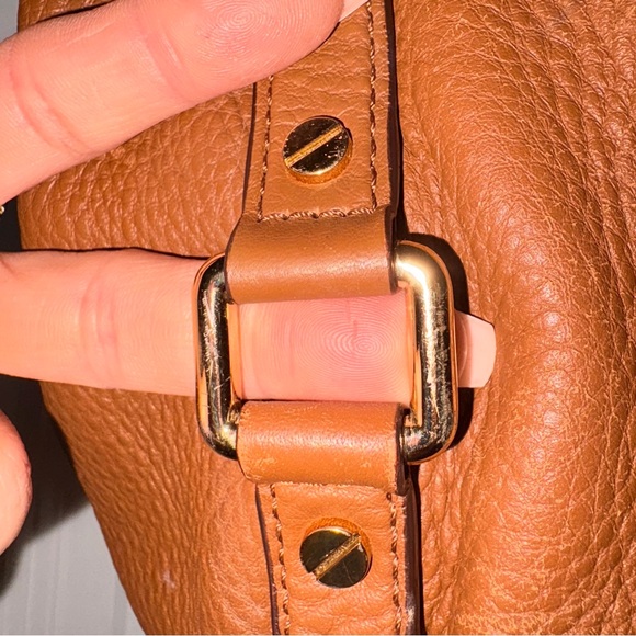 Michael Kors Bedford large Tan / Brown Shoulder Bag W/ Gold Details - Picture 6 of 8